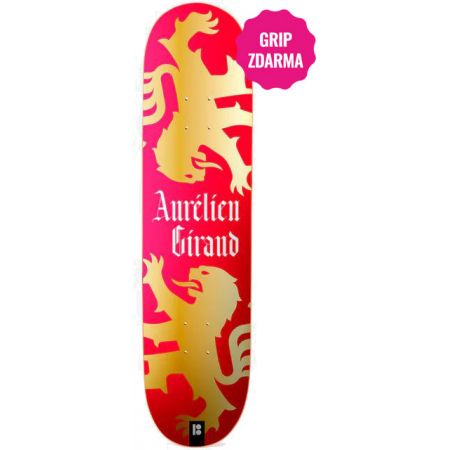Levně SK8 DESKA PLAN B Lyons Giraud One Offs - červená