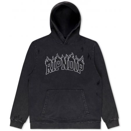 Levně MIKINA RIPNDIP FIRE SPIRIT HOODIE - černá