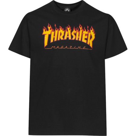 E-shop TRIKO THRASHER FLAME SS - černá