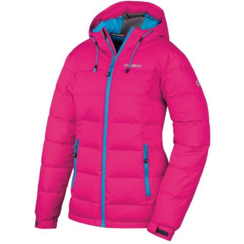 Husky dámská péřová bunda   Heral L -20°C XL, tm. růžová