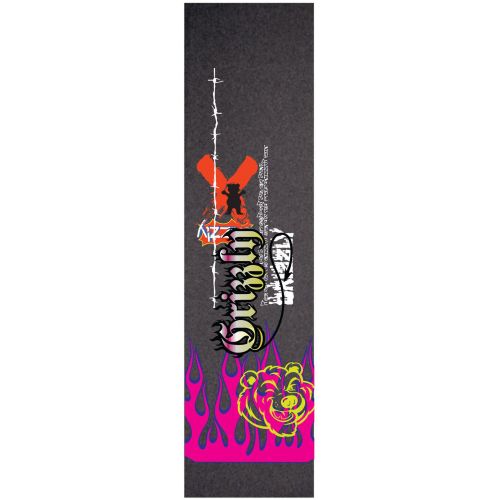 SK8 GRIP GRIZZLY FIRE FLAME