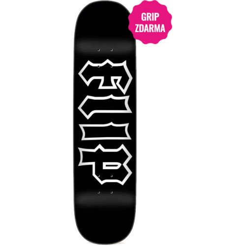 SK8 DESKA FLIP Team Cancelled Dipped Bla