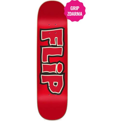 SK8 DESKA FLIP Team Meltdown Red