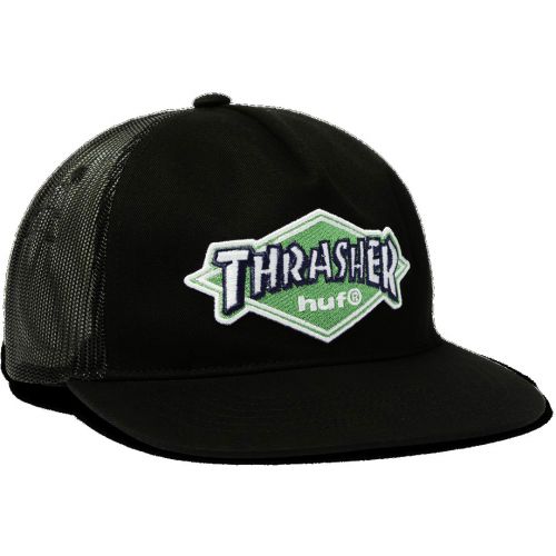 KŠILTOVKA HUF x Thrasher Logo Twill Truc