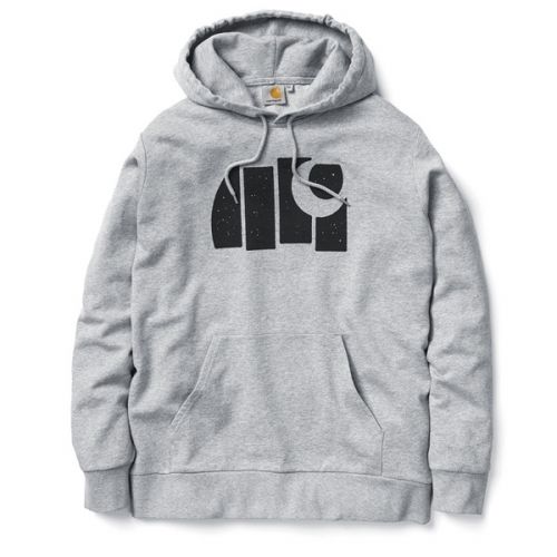 CARHARTT HOODED BLACK MIKINA