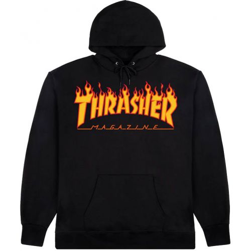 MIKINA THRASHER FLAME LOGO