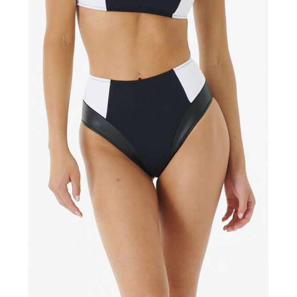 Plavky Rip Curl Mirage Ultimate Hi Cheek - Černá - M