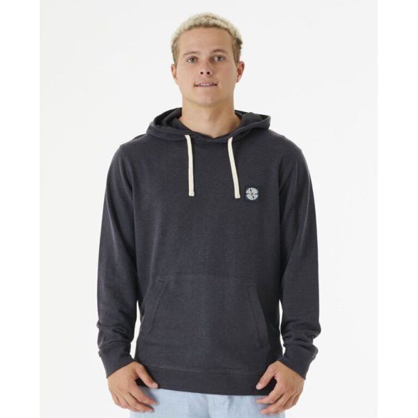 Mikina Rip Curl Swc Rails Hood - Černá - L