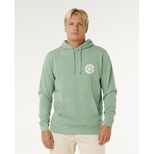 Mikina Rip Curl Pacific Rinse Hood - Zelená - M