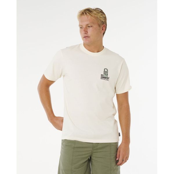 Triko Rip Curl Vaporcool Search Stack - Béžová - Xxl