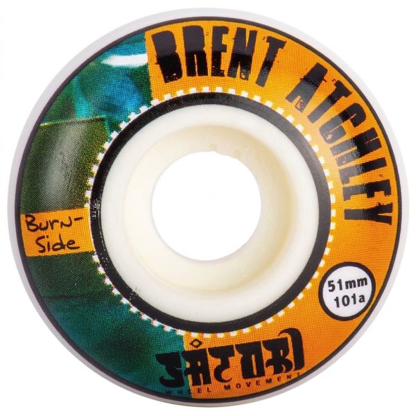 Sk8 Kola Satori Brent Atchley Burn Side - Oranžová - 51Mm/101A