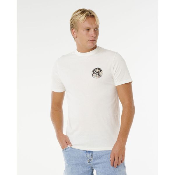 Triko Rip Curl Wettie Passage Icon - Bílá - M