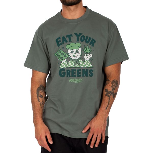 Triko Iriedaily Eat Greens - Zelená - L