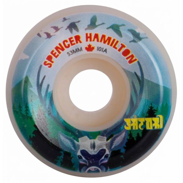 Sk8 Kola Satori Spencer Hamilton Canada - Zelená - 53Mm/101A
