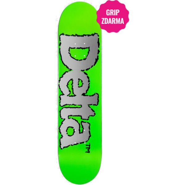 Sk8 Deska Delta Script 3M / D-Light Tech - Zelená - 7.5