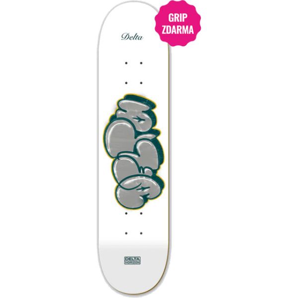 Sk8 Deska Delta Flop X Danjer - Bílá - 8.0