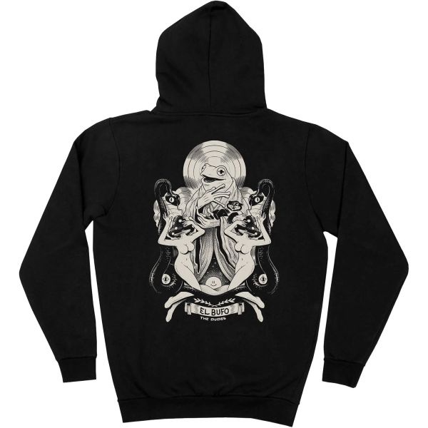 Mikina The Dudes El Bufo Hoody - Černá - M