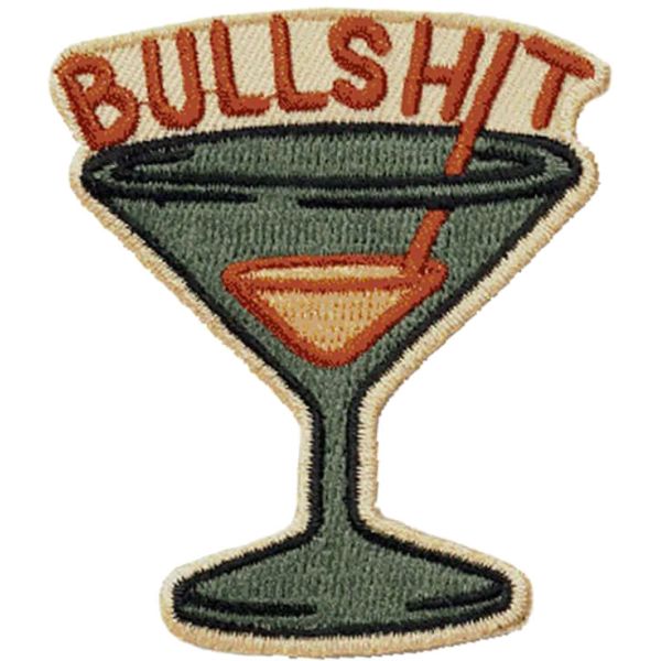 Nášivka The Dudes Bullshit Patch - Zelená - Univerzální