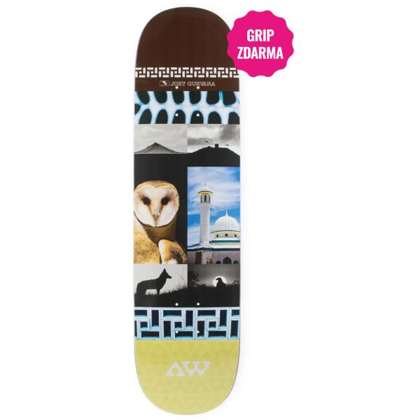 Sk8 Deska Alien Joey Guevara Collage - Černá - 8.375