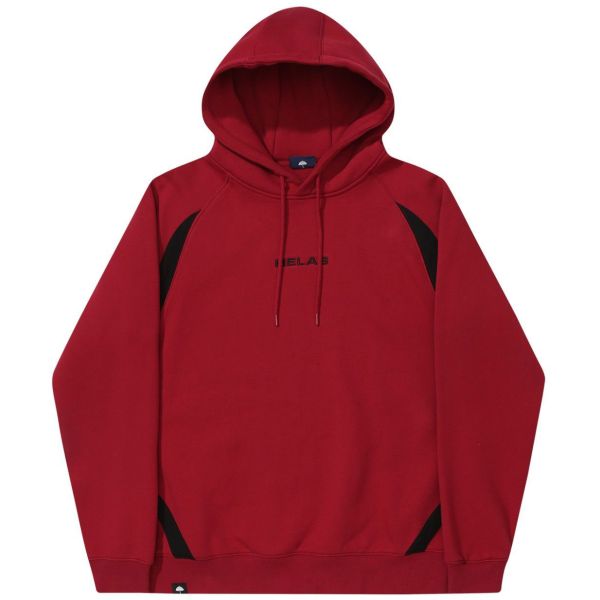 Mikina Hélas Run Hoodie - Vínová - L