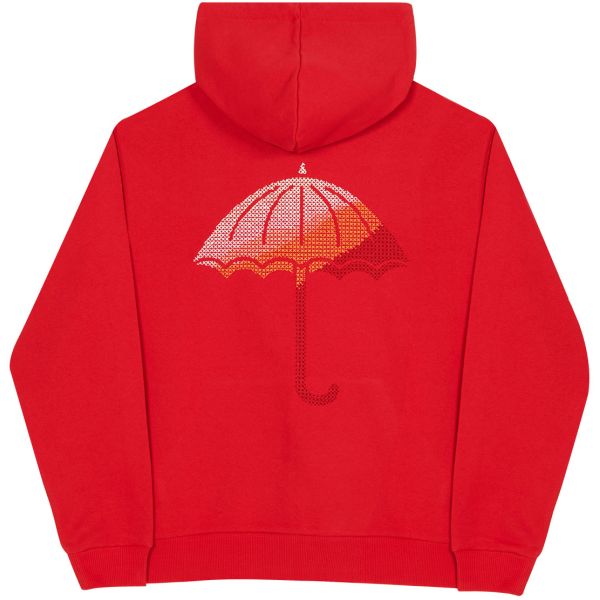 Mikina Hélas Cross Point Hoodie - Červená - L