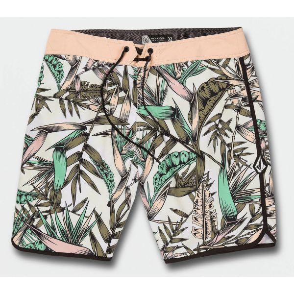 Plavky Volcom Scallop Mod 19 - Zelená - 32