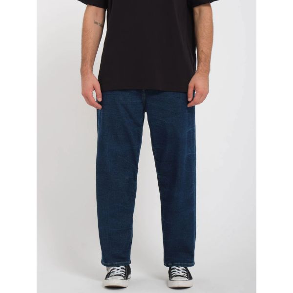 Kalhoty Volcom Billow Tapered - Modrá - 33