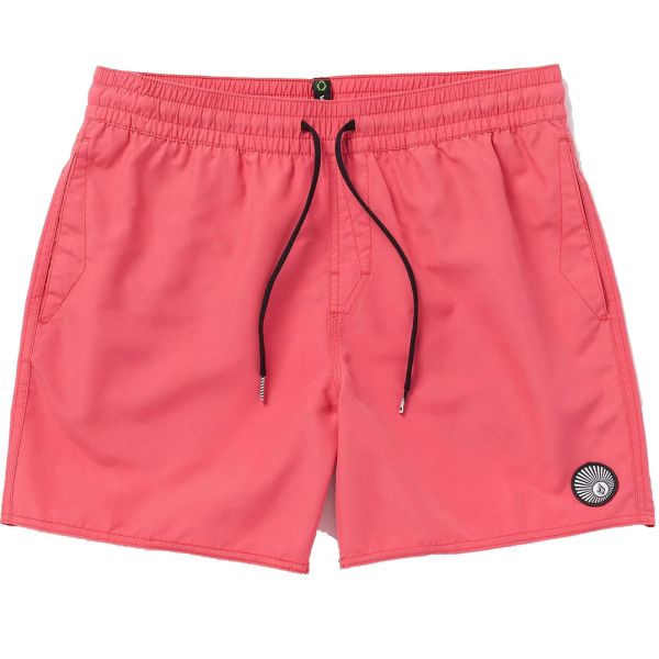 Plavky Volcom Lido Solid Trunk 16 - Růžová - Xl