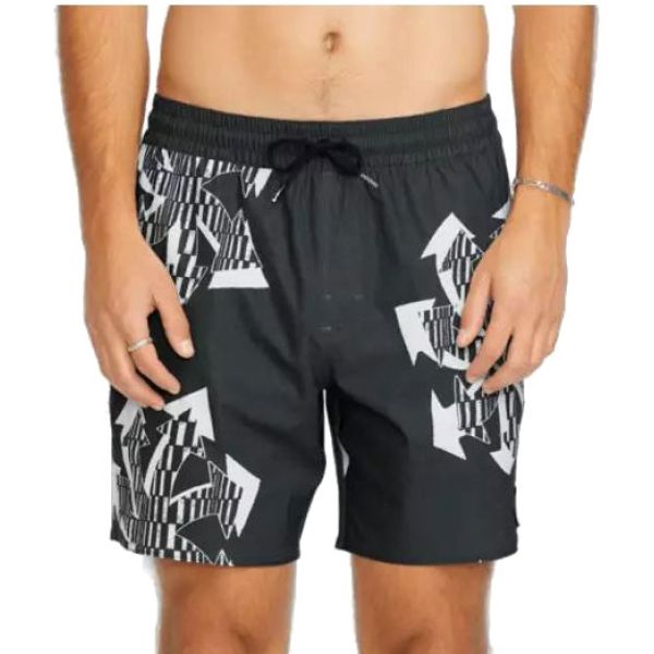 Plavky Volcom Unite Stoney Trunk 17 - Černá - S