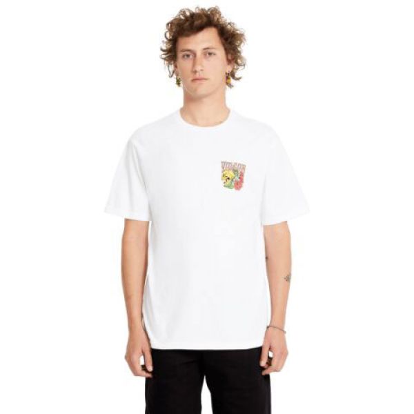 Triko Volcom Tooflow Bsc S/S - Bílá - M
