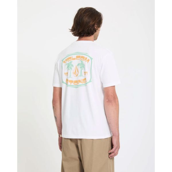 Triko Volcom 91 Palm Bsc S/S - Bílá - M