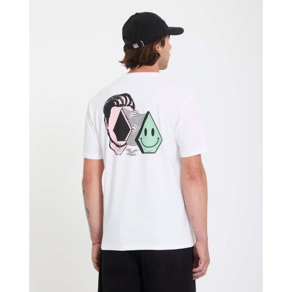Triko Volcom Aura Bsc S/S - Bílá - M