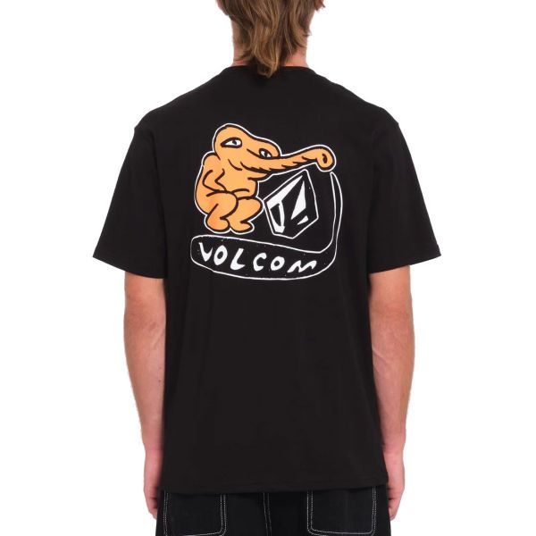 Triko Volcom Santi Stoned Bsc S/S - Černá - L