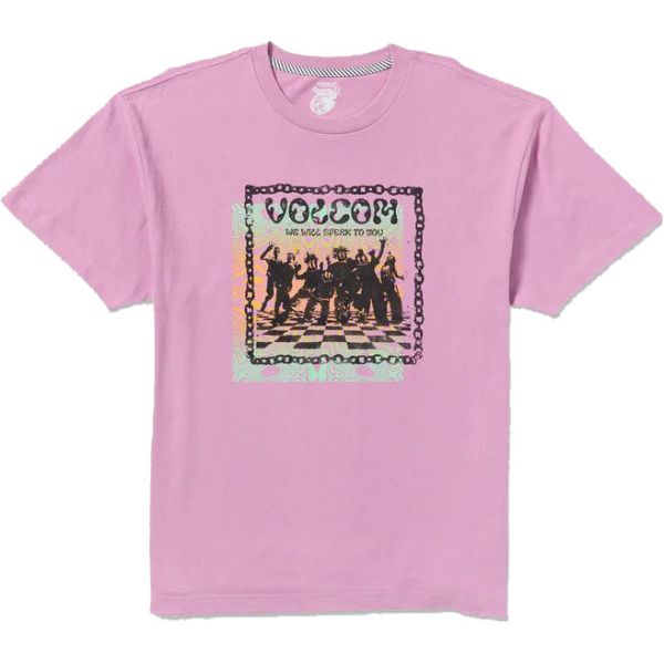 Triko Volcom Filip Rygalski S/S - Růžová - L