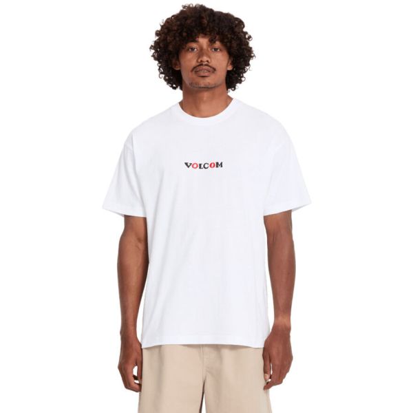 Triko Volcom Fa Seth Conboy Lse S/S - Bílá - L