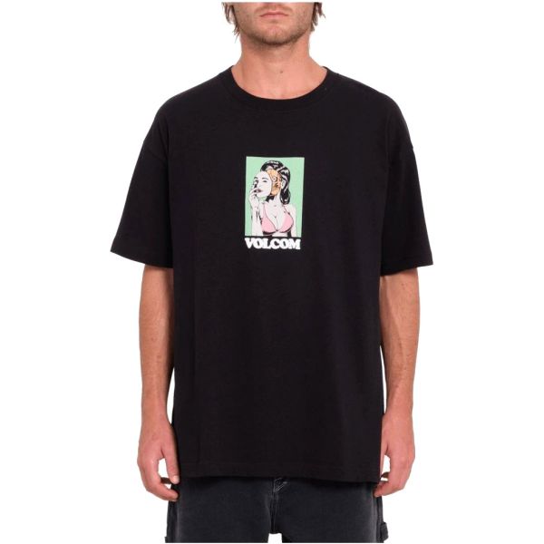 Triko Volcom Underfaced Lse S/S - Černá - M