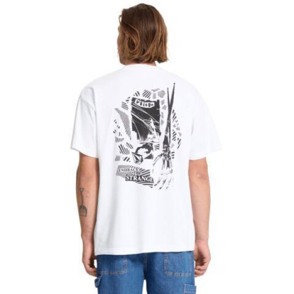 Triko Volcom Kut N Rip Lse S/S - Bílá - Xl