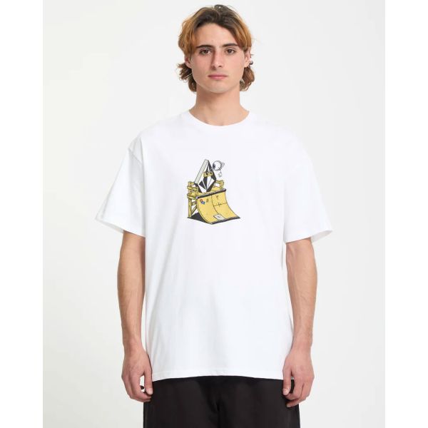 Triko Volcom Fa Daniel Shepard Walleye S - Bílá - Xl