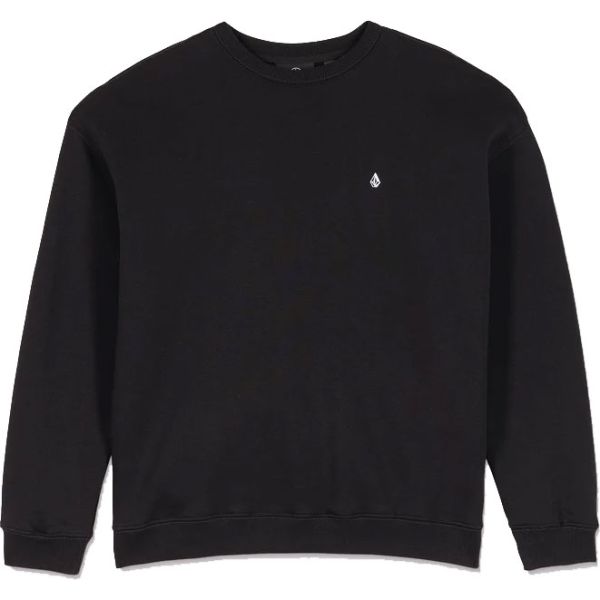 Mikina Volcom Single Stone Crew - Černá - S