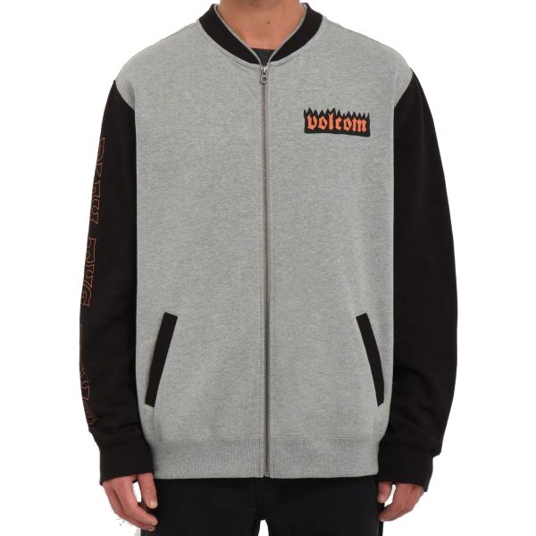 Mikina Volcom Fa Nando Von Arb Zip - Šedá - L