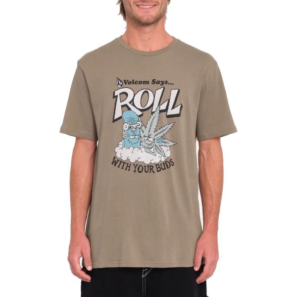 Triko Volcom Budz S/S - Béžová - Xl