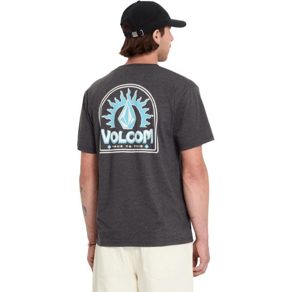 Triko Volcom Solstice Hth S/S - Černá - M