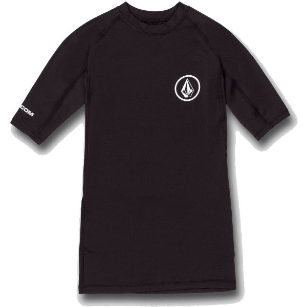 Lycra Volcom Lido Solid S/S - Černá - Xl