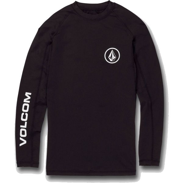 Lycra Volcom Lido Solid L/S - Černá - M