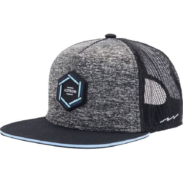 Kšiltovka Aztron Hex Blue Logo - Šedá - Univerzální