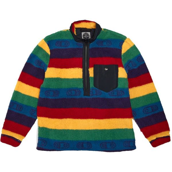 Bunda Airblaster Sherpa Half Zip - Zelená - Xxl