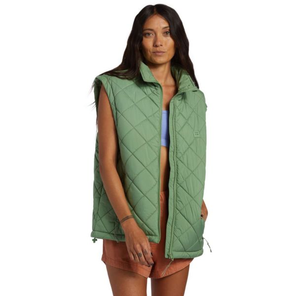 Vesta Billabong Transport Puffer Wms - Zelená - L