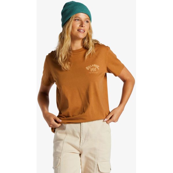 Triko Billabong A/Div S/S Wms - Hnědá - Xl
