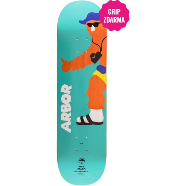 Sk8 Deska Arbor Ace Pelka Daytripper - Zelená - 8.375