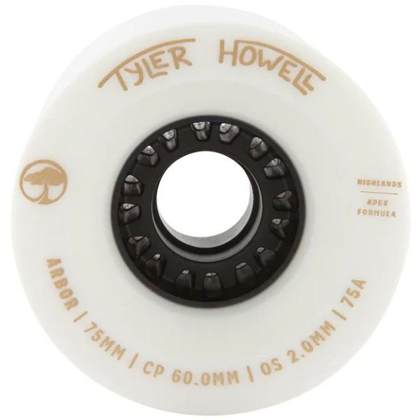 Sk8 Kola Arbor Highlands Tyler Howell - Bílá - 75Mm/75A
